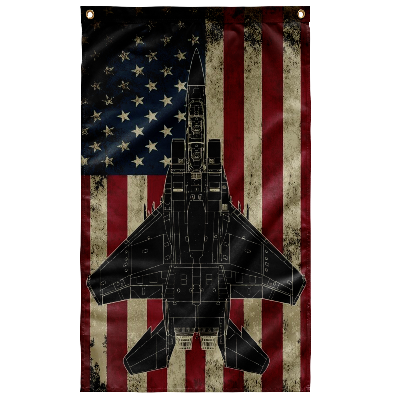 F-15 Eagle Wall Flag
