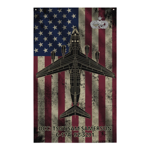 C-17A Globemaster III Custom Flag
