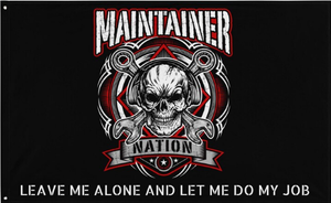Maintainer Nation Job Flag by Hangar 2A Merch